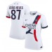 Paris Saint-Germain Joao Neves #87 Borte Drakt Dame 2024-25 Kortermet